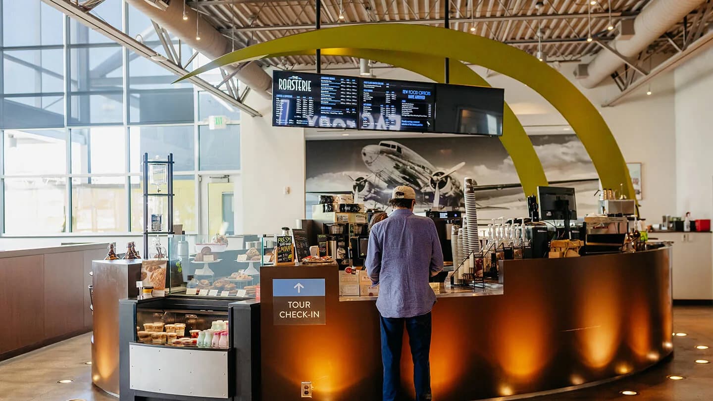 The Roasterie Factory Café in Southwest Boulevard