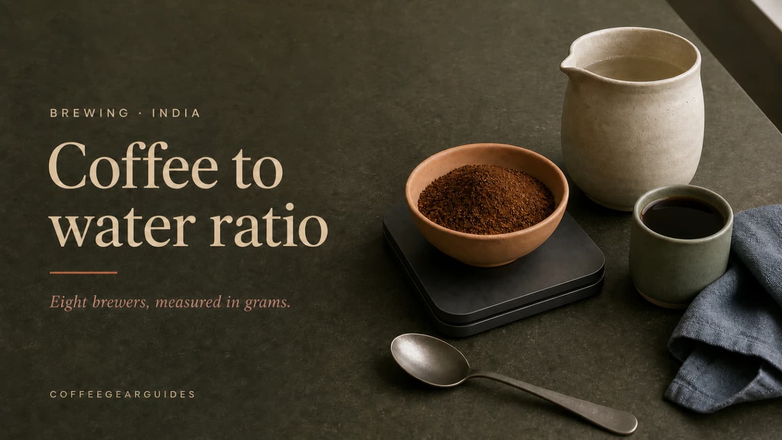 Coffee to Water Ratio Chart: 8 Brewers in India (2026)
