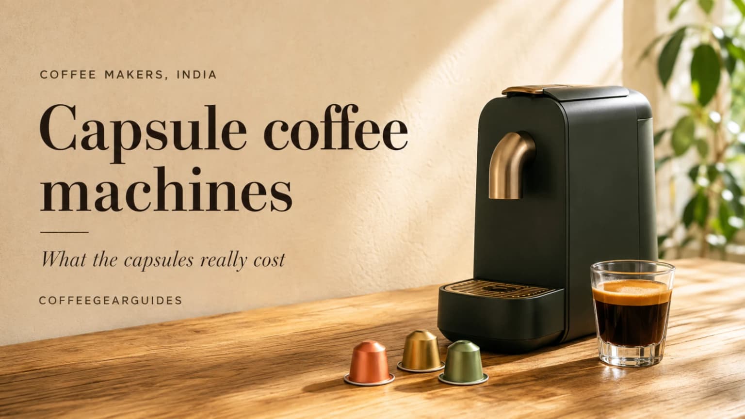 Best Capsule Coffee Machine in India: Cost Per Cup (2026)